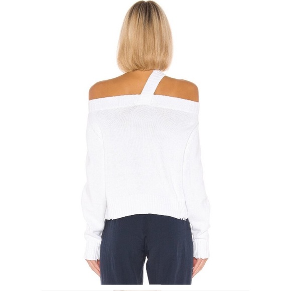 RtA White Off-Shoulder Sweater - Picture 2 of 8